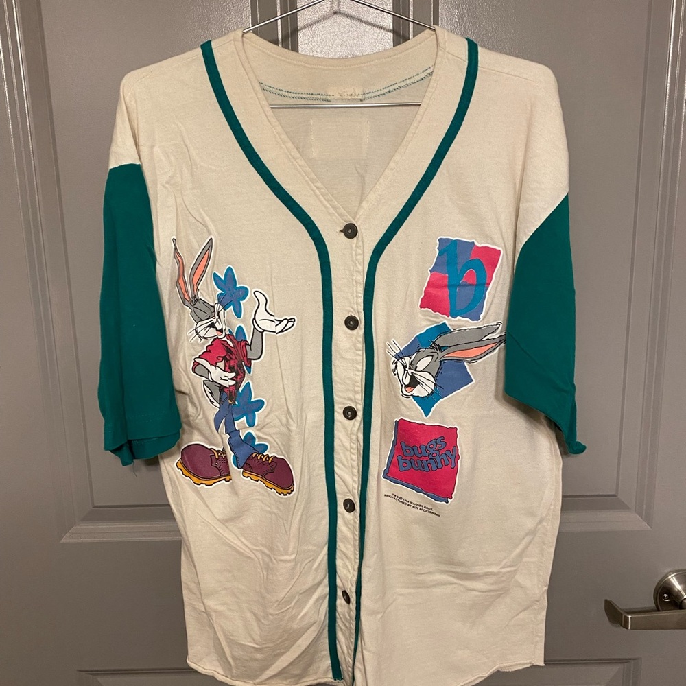 Looney Tunes Graphic Baseball Jersey